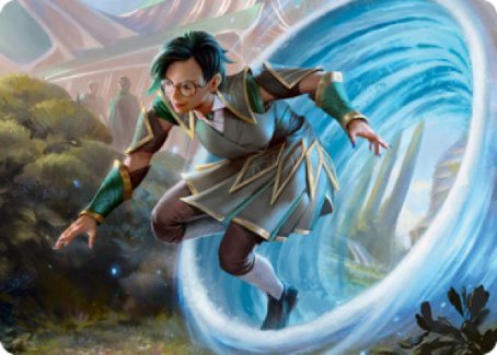 Vortex Runner Art Card [Strixhaven: School of Mages Art Series] | Dragon's Lair Comics and Fantasy Houston TX
