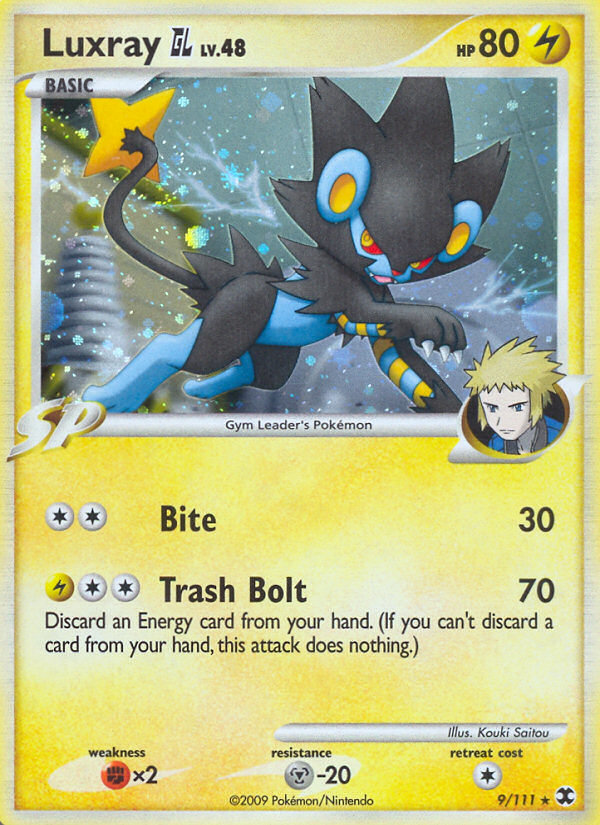 Luxray GL (9/111) [Platinum: Rising Rivals] | Dragon's Lair Comics and Fantasy Houston TX