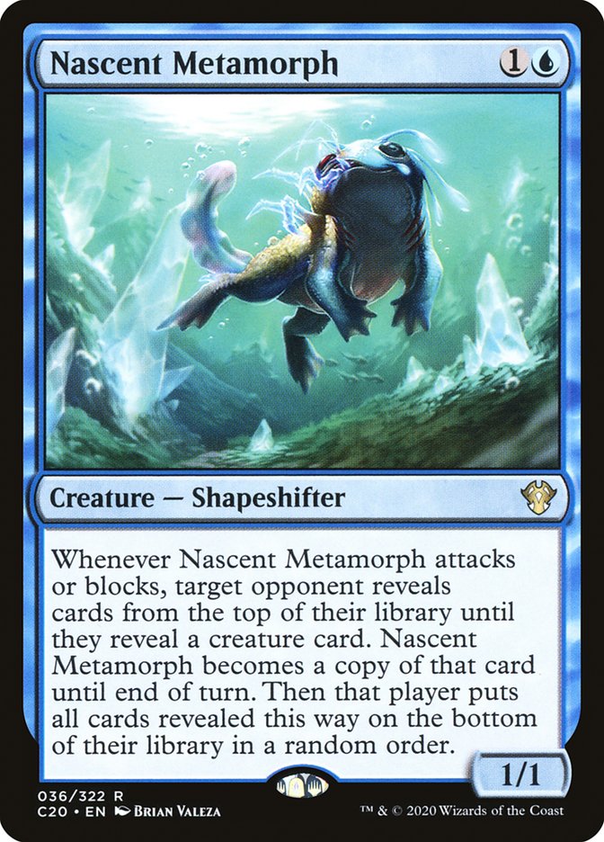 Nascent Metamorph [Commander 2020] | Dragon's Lair Comics and Fantasy Houston TX