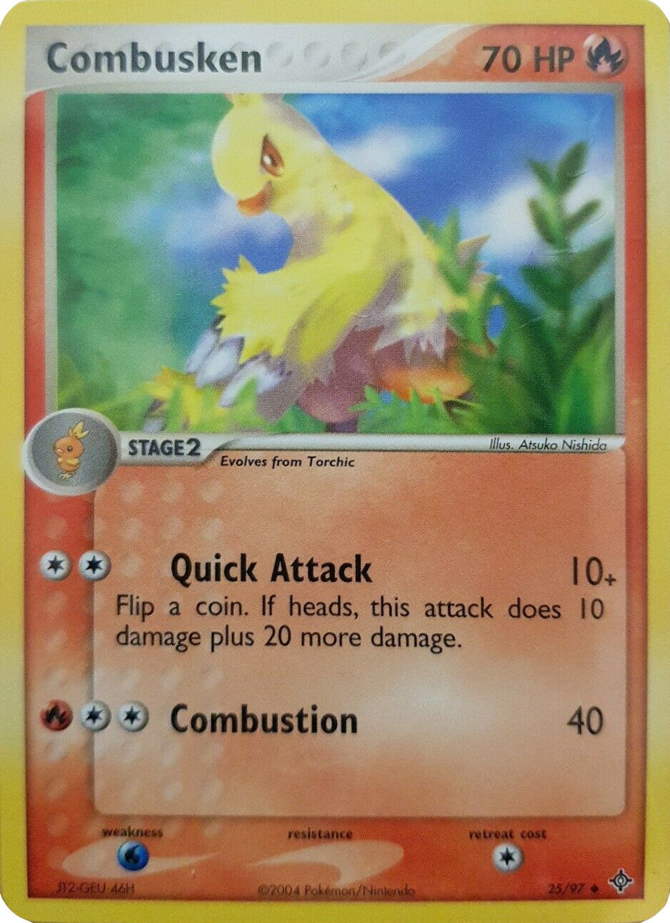 Combusken (25/97) [EX: Battle Stadium] | Dragon's Lair Comics and Fantasy Houston TX