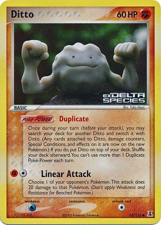 Ditto (62/113) (Stamped) [EX: Delta Species] | Dragon's Lair Comics and Fantasy Houston TX