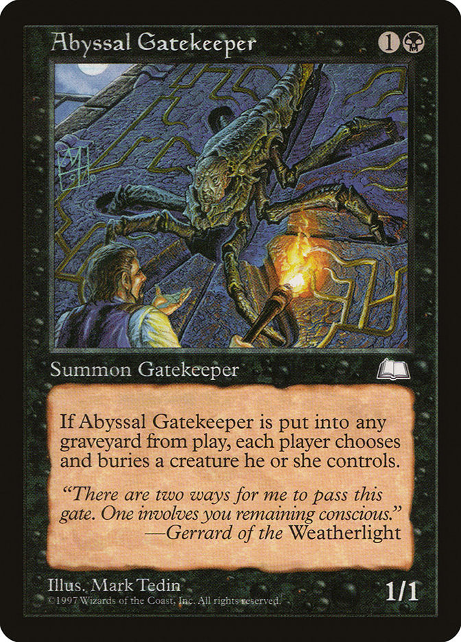 Abyssal Gatekeeper [Weatherlight] | Dragon's Lair Comics and Fantasy Houston TX
