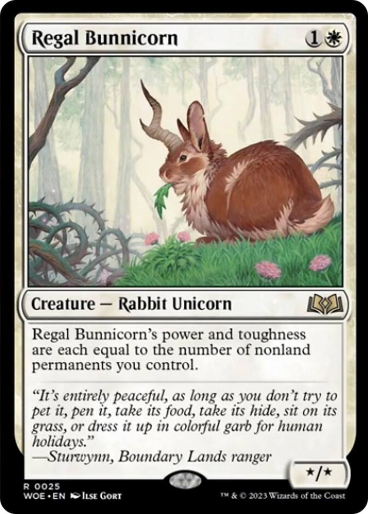 Regal Bunnicorn [Wilds of Eldraine] | Dragon's Lair Comics and Fantasy Houston TX