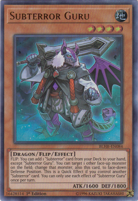 Subterror Guru [BLHR-EN084] Ultra Rare | Dragon's Lair Comics and Fantasy Houston TX