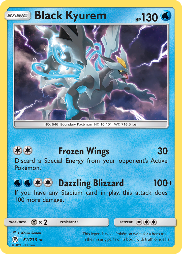 Black Kyurem (61/236) [Sun & Moon: Cosmic Eclipse] | Dragon's Lair Comics and Fantasy Houston TX