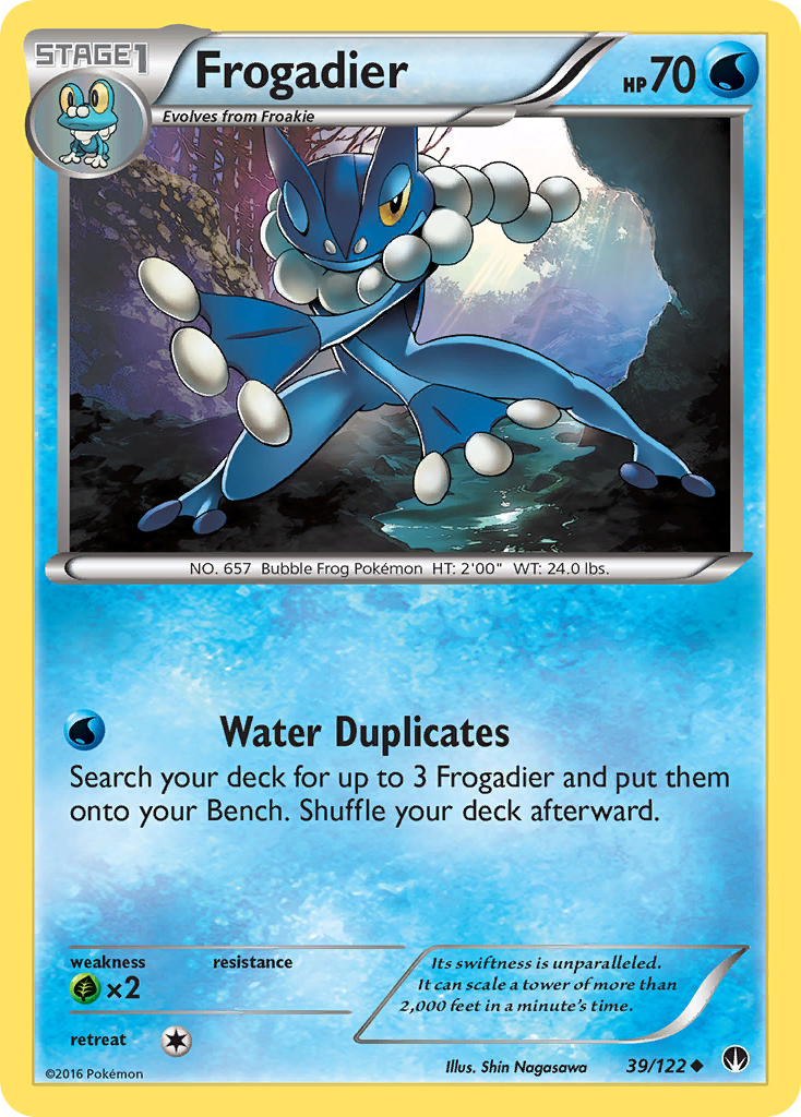Frogadier (39/122) [XY: BREAKpoint] | Dragon's Lair Comics and Fantasy Houston TX