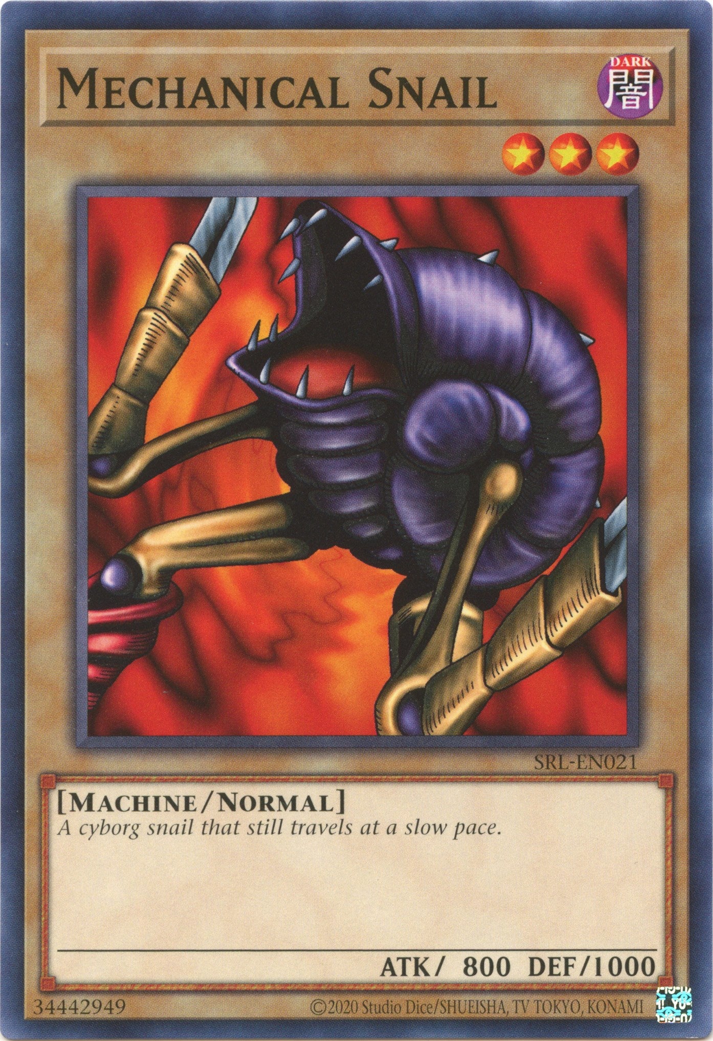 Mechanical Snail (25th Anniversary) [SRL-EN021] Common | Dragon's Lair Comics and Fantasy Houston TX