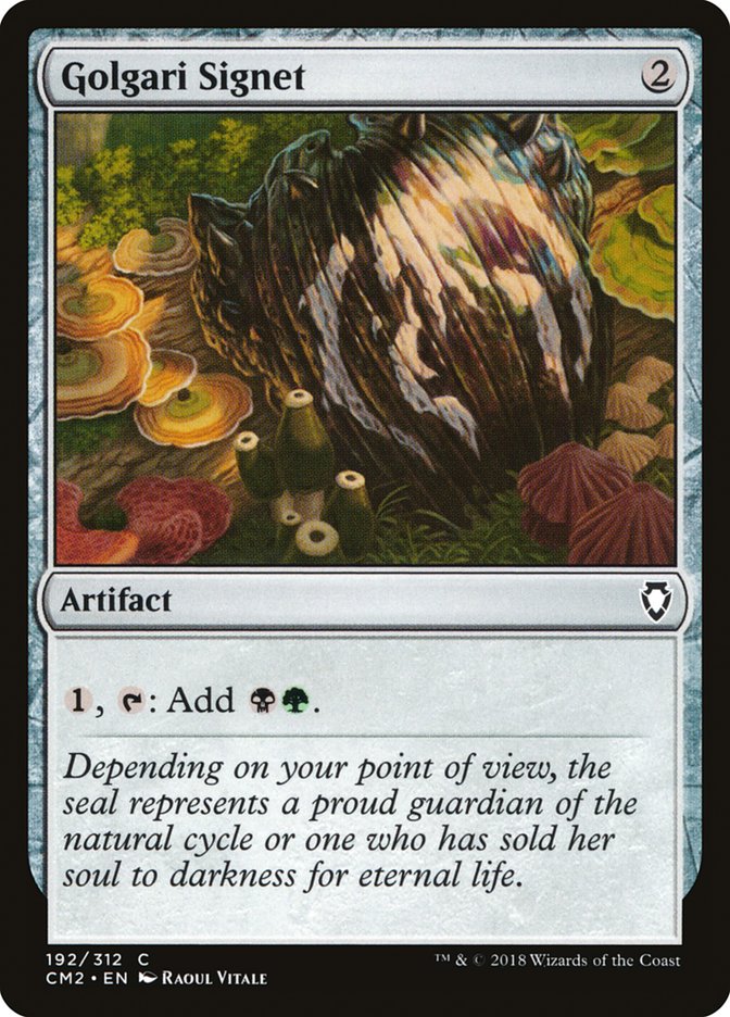 Golgari Signet (192/312) [Commander Anthology Volume II] | Dragon's Lair Comics and Fantasy Houston TX