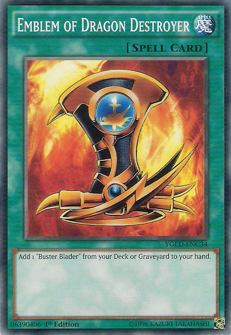 Emblem of Dragon Destroyer [YGLD-ENC34] Common | Dragon's Lair Comics and Fantasy Houston TX
