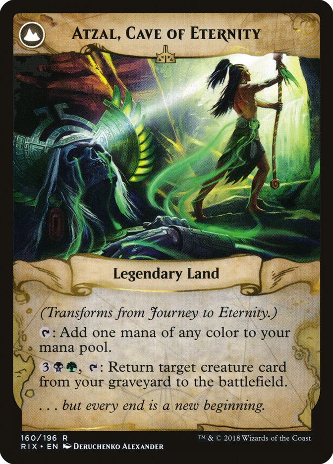 Journey to Eternity // Atzal, Cave of Eternity [Rivals of Ixalan] | Dragon's Lair Comics and Fantasy Houston TX