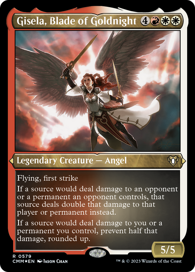 Gisela, Blade of Goldnight (Foil Etched) [Commander Masters] | Dragon's Lair Comics and Fantasy Houston TX