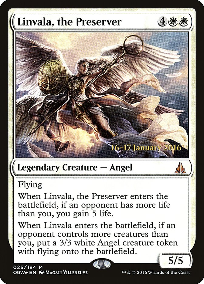 Linvala, the Preserver [Oath of the Gatewatch Prerelease Promos] | Dragon's Lair Comics and Fantasy Houston TX