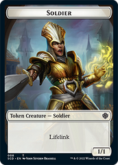Saproling // Soldier Double-Sided Token [Starter Commander Decks] | Dragon's Lair Comics and Fantasy Houston TX