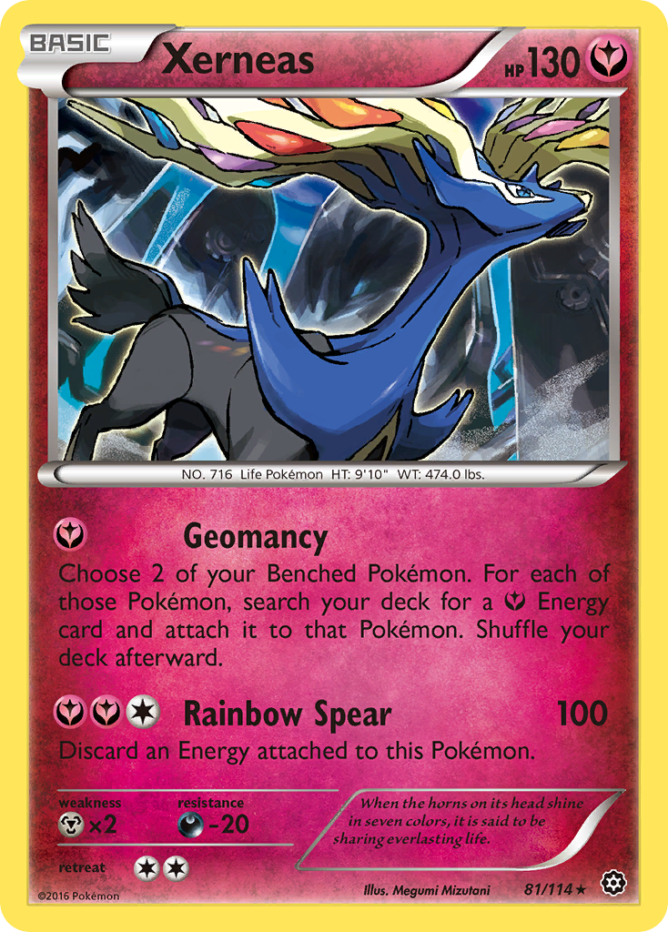 Xerneas (81/114) [XY: Steam Siege] | Dragon's Lair Comics and Fantasy Houston TX