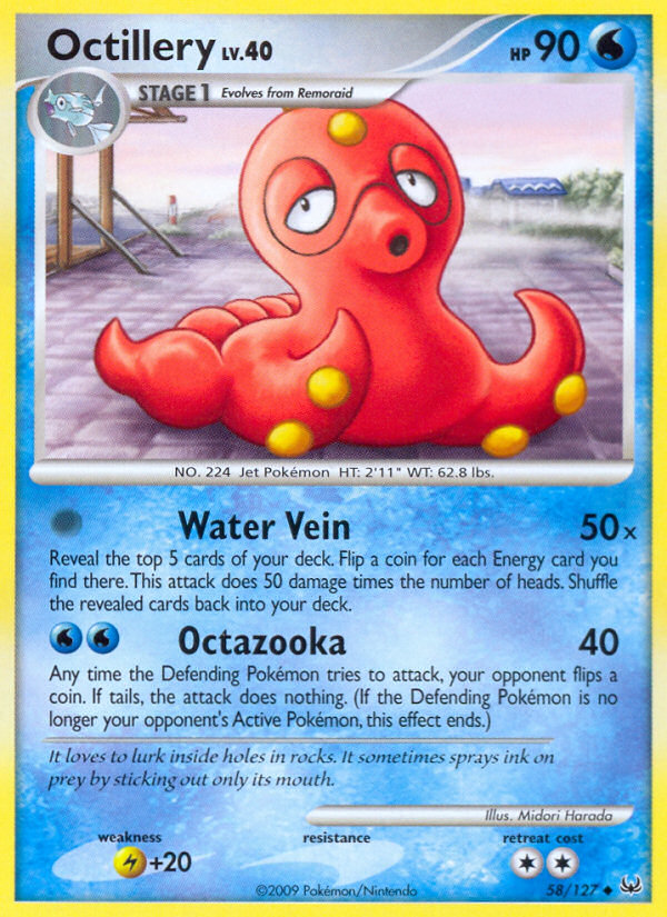 Octillery (58/127) [Platinum: Base Set] | Dragon's Lair Comics and Fantasy Houston TX