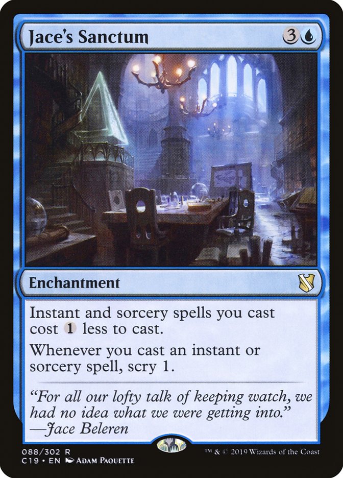 Jace's Sanctum [Commander 2019] | Dragon's Lair Comics and Fantasy Houston TX