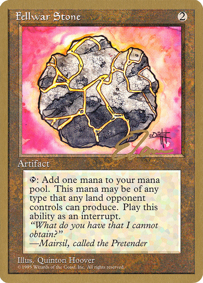 Fellwar Stone (Eric Tam) [Pro Tour Collector Set] | Dragon's Lair Comics and Fantasy Houston TX
