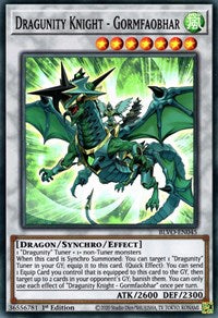 Dragunity Knight - Gormfaobhar [BLVO-EN045] Super Rare | Dragon's Lair Comics and Fantasy Houston TX