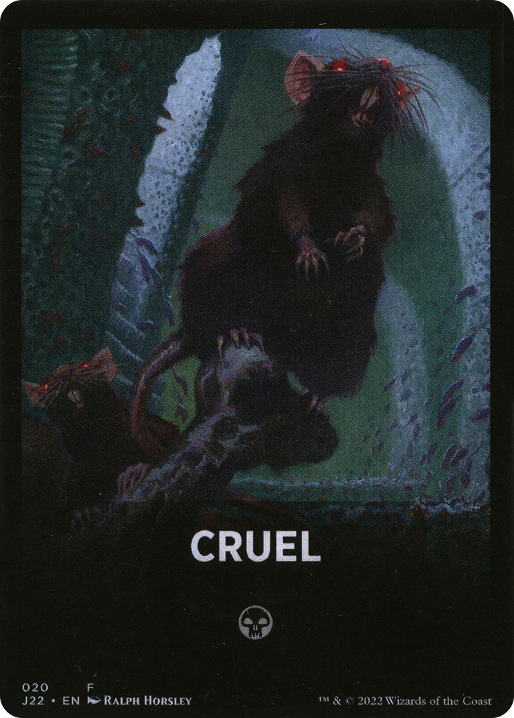 Cruel Theme Card [Jumpstart 2022 Front Cards] | Dragon's Lair Comics and Fantasy Houston TX