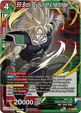 SS Broly, Evolution's Harbinger (Gold Stamped) (P-336) [Tournament Promotion Cards] | Dragon's Lair Comics and Fantasy Houston TX