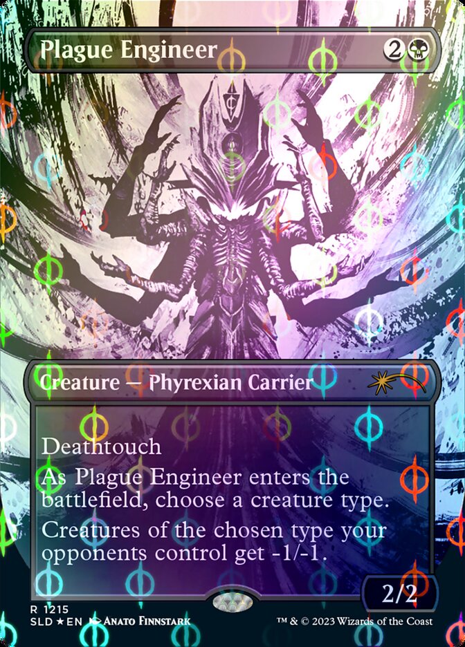 Plague Engineer (Borderless Ichor Step-and-Compleat Foil) [Secret Lair Drop Series] | Dragon's Lair Comics and Fantasy Houston TX