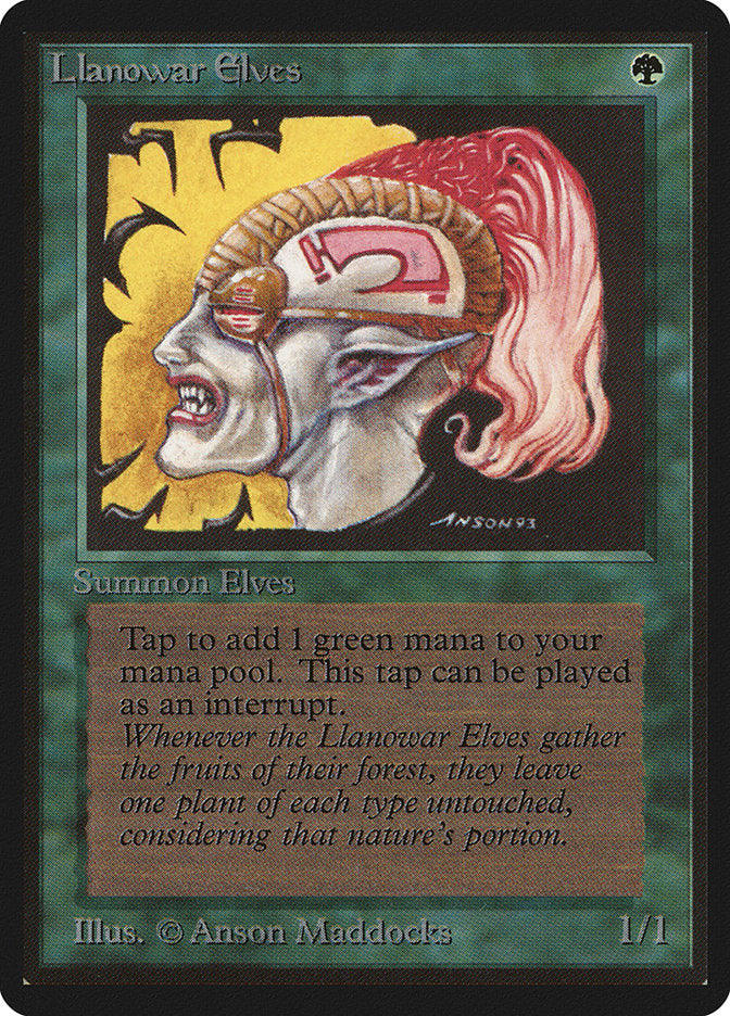 Llanowar Elves [Beta Edition] | Dragon's Lair Comics and Fantasy Houston TX