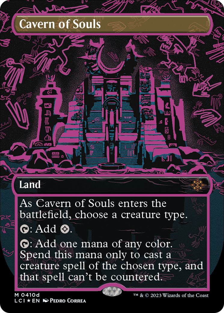 Cavern of Souls (0410d) (Borderless) [The Lost Caverns of Ixalan] | Dragon's Lair Comics and Fantasy Houston TX