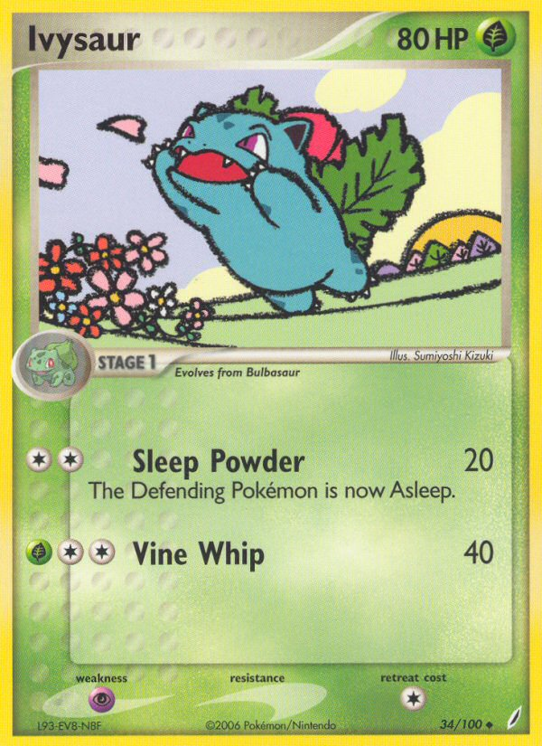Ivysaur (34/100) [EX: Crystal Guardians] | Dragon's Lair Comics and Fantasy Houston TX