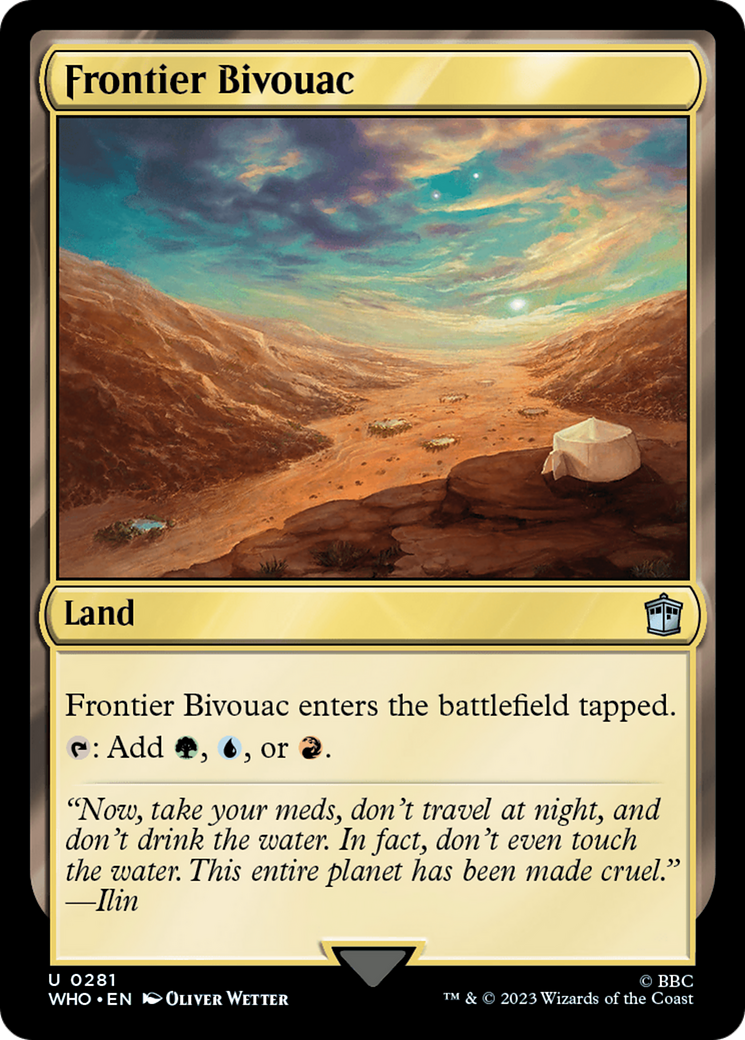 Frontier Bivouac [Doctor Who] | Dragon's Lair Comics and Fantasy Houston TX