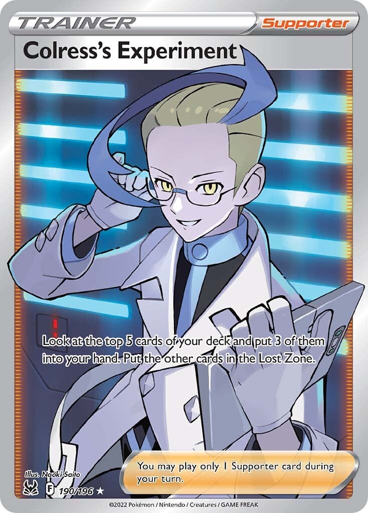 Colress's Experiment (190/196) [Sword & Shield: Lost Origin] | Dragon's Lair Comics and Fantasy Houston TX