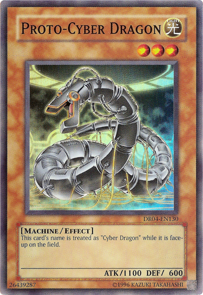 Proto-Cyber Dragon [DR04-EN130] Super Rare | Dragon's Lair Comics and Fantasy Houston TX