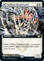 Selfless Glyphweaver // Deadly Vanity (Extended Art) [Strixhaven: School of Mages] | Dragon's Lair Comics and Fantasy Houston TX