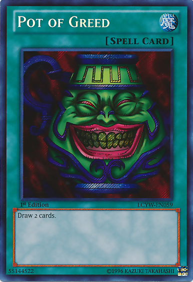 Pot of Greed [LCYW-EN059] Secret Rare | Dragon's Lair Comics and Fantasy Houston TX