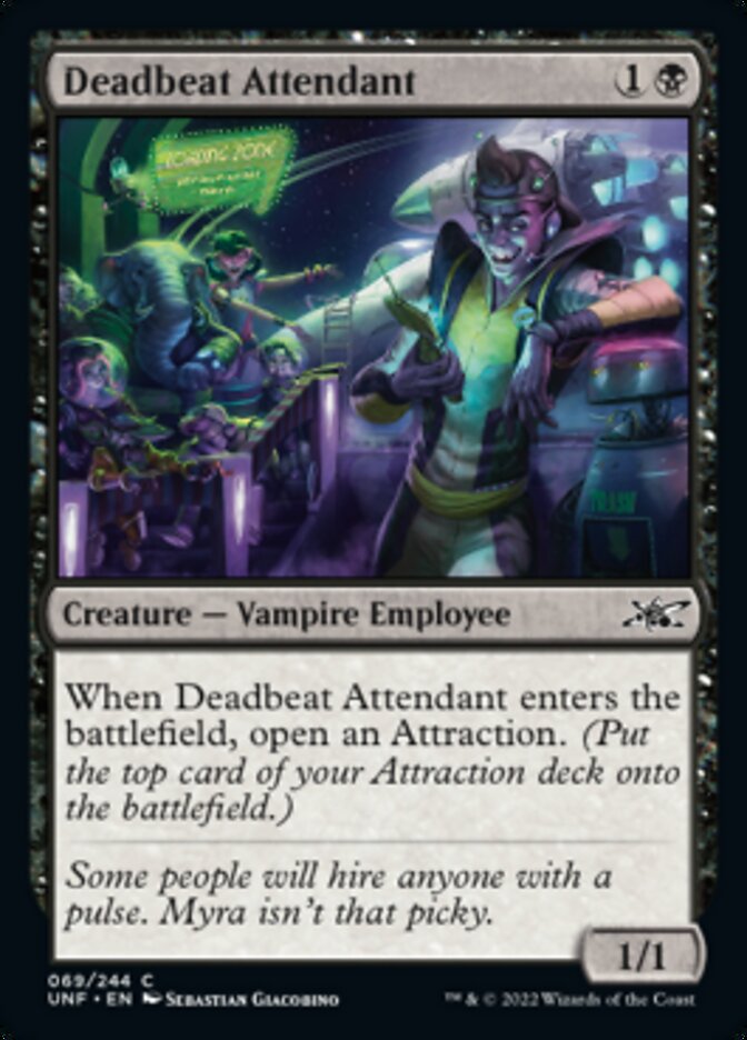 Deadbeat Attendant [Unfinity] | Dragon's Lair Comics and Fantasy Houston TX