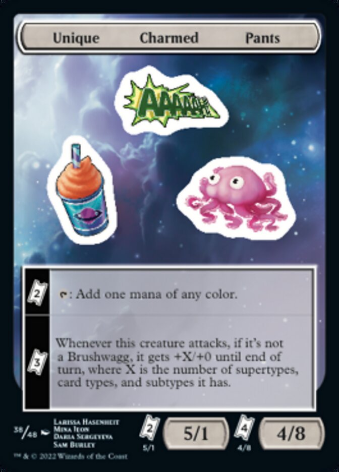 Unique Charmed Pants [Unfinity Stickers] | Dragon's Lair Comics and Fantasy Houston TX