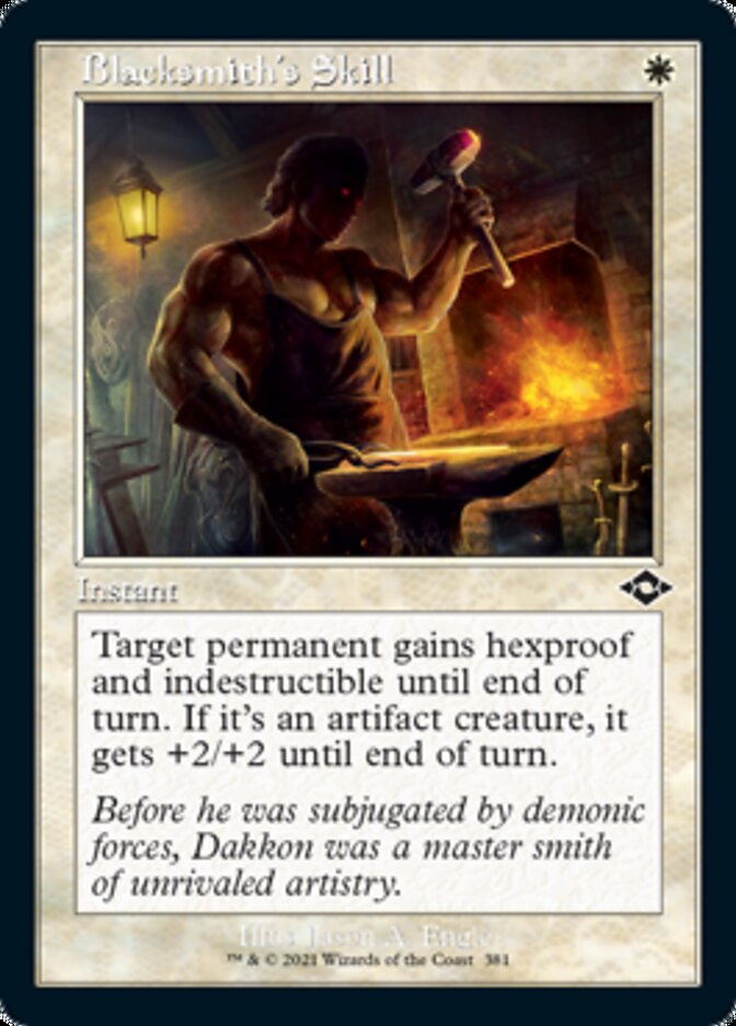 Blacksmith's Skill (Retro Foil Etched) [Modern Horizons 2] | Dragon's Lair Comics and Fantasy Houston TX