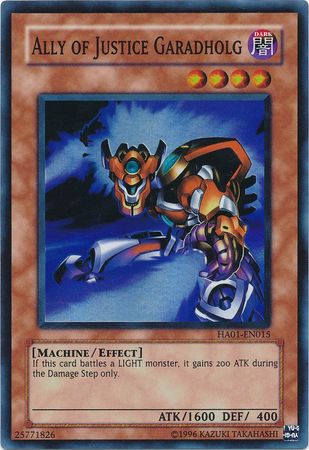 Ally of Justice Garadholg [HA01-EN015] Super Rare | Dragon's Lair Comics and Fantasy Houston TX