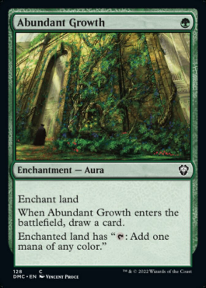 Abundant Growth [Dominaria United Commander] | Dragon's Lair Comics and Fantasy Houston TX