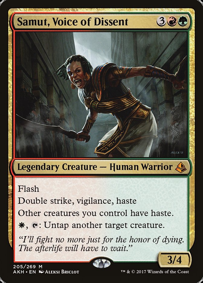 Samut, Voice of Dissent [Amonkhet] | Dragon's Lair Comics and Fantasy Houston TX