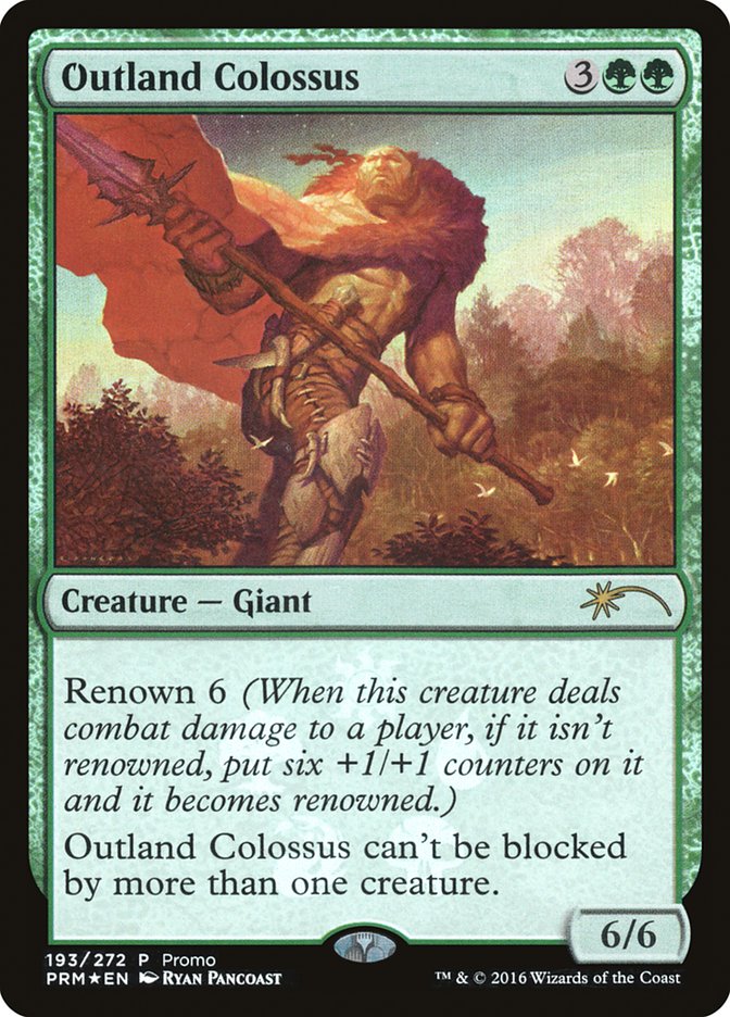 Outland Colossus [Resale Promos] | Dragon's Lair Comics and Fantasy Houston TX