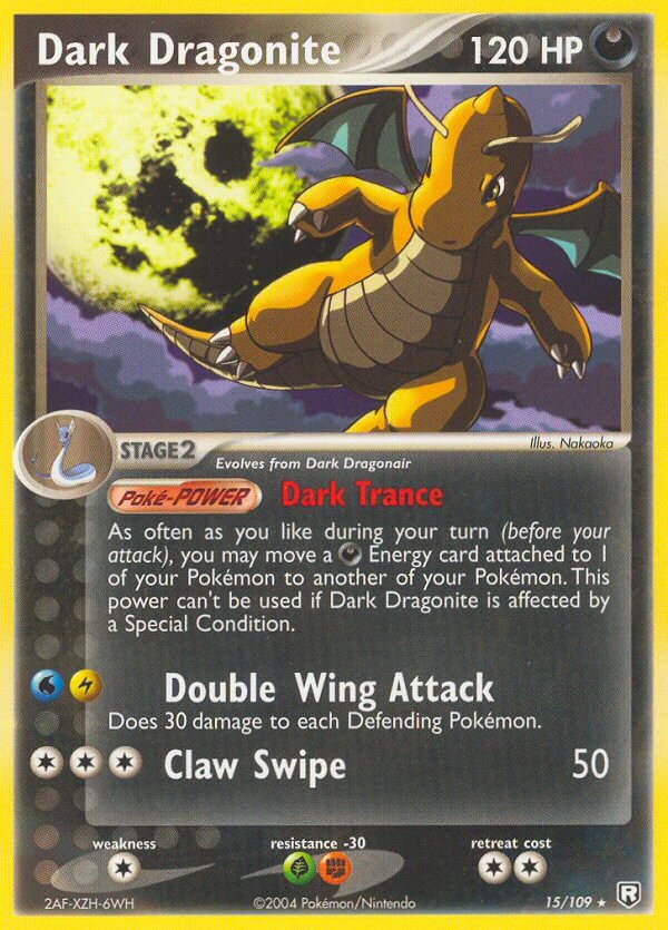 Dark Dragonite (15/109) (Theme Deck Exclusive) [EX: Team Rocket Returns] | Dragon's Lair Comics and Fantasy Houston TX