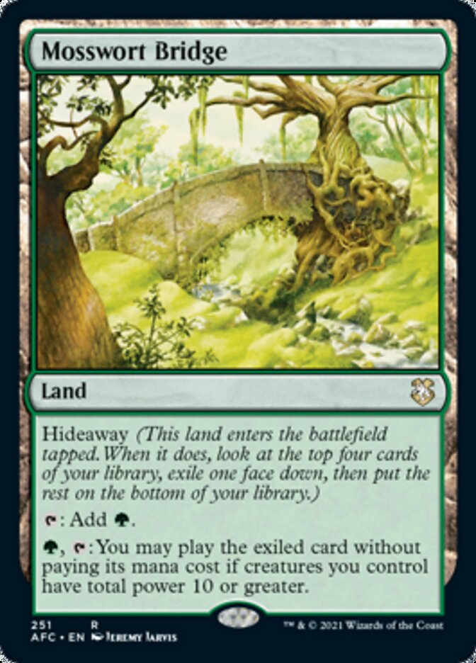 Mosswort Bridge [Dungeons & Dragons: Adventures in the Forgotten Realms Commander] | Dragon's Lair Comics and Fantasy Houston TX