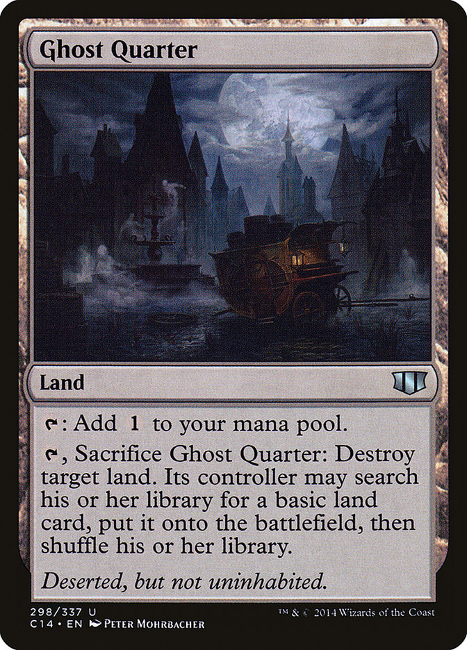 Ghost Quarter [Commander 2014] | Dragon's Lair Comics and Fantasy Houston TX