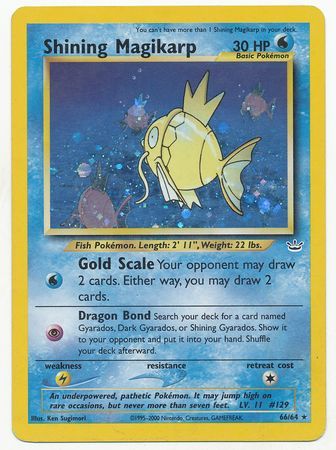 Shining Magikarp (66/64) [Neo Revelation Unlimited] | Dragon's Lair Comics and Fantasy Houston TX