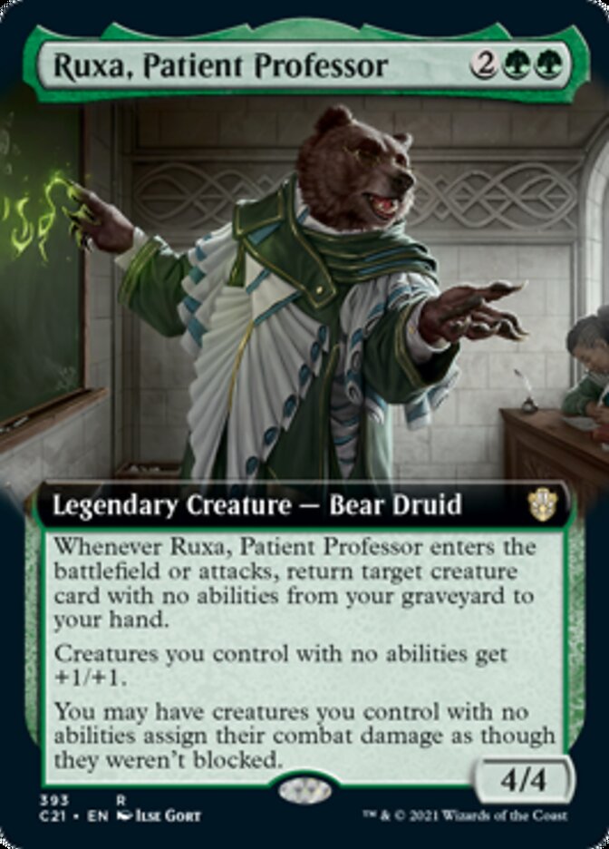 Ruxa, Patient Professor (Extended Art) [Commander 2021] | Dragon's Lair Comics and Fantasy Houston TX