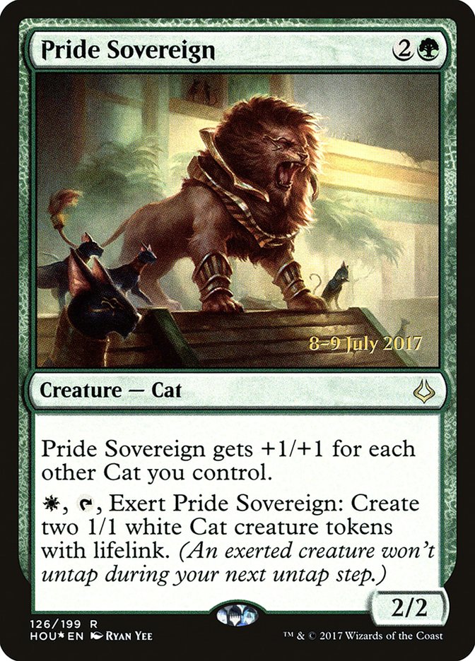Pride Sovereign [Hour of Devastation Prerelease Promos] | Dragon's Lair Comics and Fantasy Houston TX