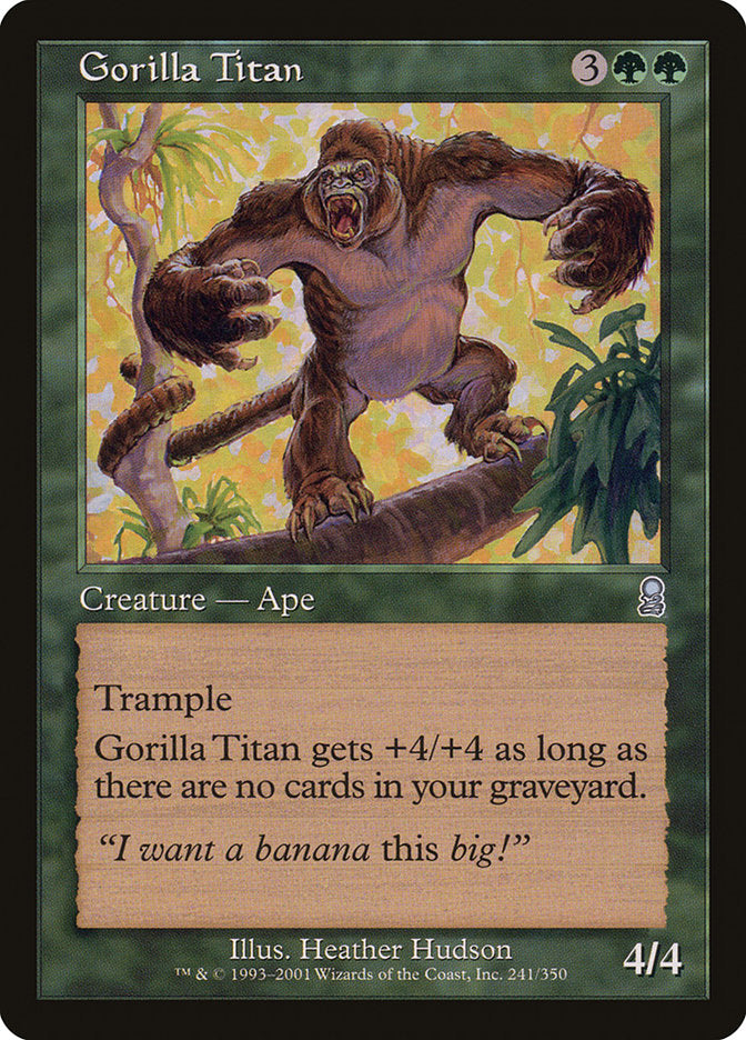 Gorilla Titan [Odyssey] | Dragon's Lair Comics and Fantasy Houston TX