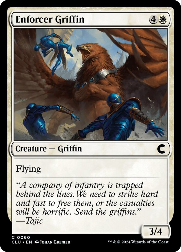 Enforcer Griffin [Ravnica: Clue Edition] | Dragon's Lair Comics and Fantasy Houston TX