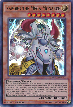 Zaborg the Mega Monarch [NECH-EN037] Ultra Rare | Dragon's Lair Comics and Fantasy Houston TX