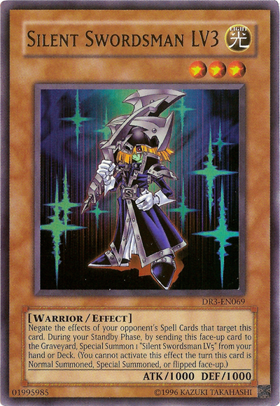 Silent Swordsman LV3 [DR3-EN069] Ultra Rare | Dragon's Lair Comics and Fantasy Houston TX